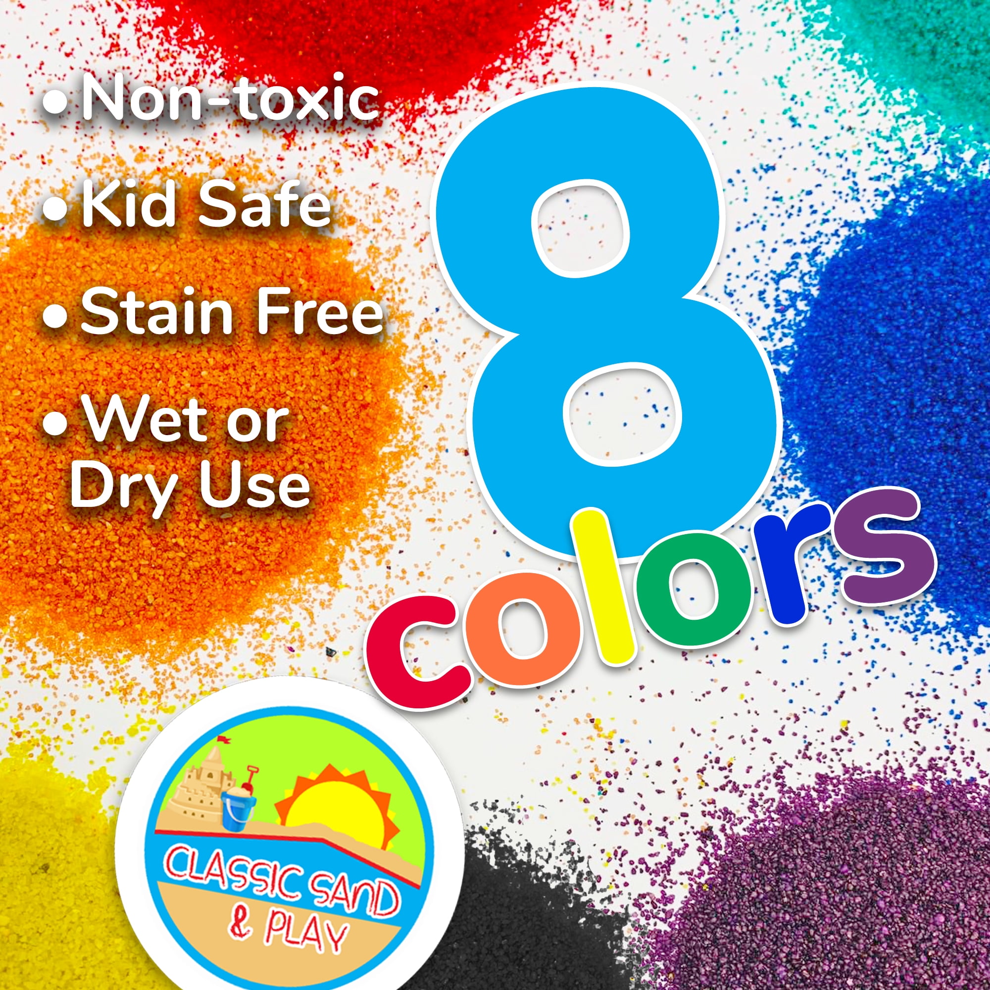 Classic Sand & Play Red Colored Play Sand, 20 lb. Bag, Natural and Non-Toxic