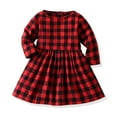 thumbnail image 5 of Girl Clothes Sets Long Sleeve Plaid Skirt Tights Pants Hat Baby Boy Girl Brother and Sister Matching OutfitsOutfit Sets,6M-6Y, 5 of 9