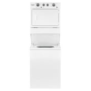 Whirlpool 3.5 Cu. Ft. Stacked Electric Laundry Center with 9 Wash Cycles and AutoDry System, White