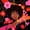 Red Hot Pink, variant on Castle Fairy Black Girl Chic Floral Twin Duvet Cover,Graffiti Splash Twin Bedding,Pink Black,Grey Reversible,1 Duvet Cover and 1 Pillowcase