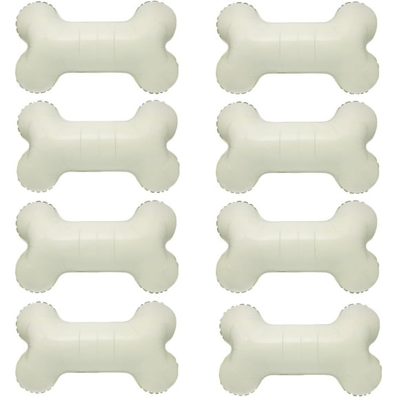8Pcs Dog Bone Balloons Bone Shaped Foil Balloons Creative Aluminum Foil Balloon for Pets Dog Kids Boys Girls Birthday Party Supplies Animal Pets Puppy Birthday Decorations Baby Shower