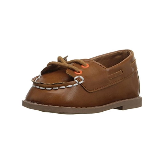 Rugged Bear Oxford Lace Up Boat Shoes Brown 2 Medium (D) Infant