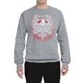 thumbnail image 2 of Wild Bobby, Live To Ride Motto Motorcylce Club Cars and Trucks Unisex Crewneck Graphic Sweatshirt, Heather Grey, X-Large, 2 of 3