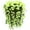 Green, variant on OAVQHLG3B Artificial Hanging Flowers, Fake Hanging Plants Colorful Orchid Flower Bouquet for Wall Home Room Garden Wedding Indoor Outdoor Decoration