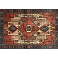thumbnail image 1 of Ahgly Company Machine Washable Indoor Rectangle Traditional Dark Almond Brown Area Rugs, 7' x 9', 1 of 7