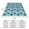 thumbnail image 3 of Sikiie Cute Dog Footprints Ultra-Soft Micro flannel Blanket Luxury All Seasons Warm Blanket for Bedding Sofa and Travel (4 sizes)-40"x30", 3 of 7