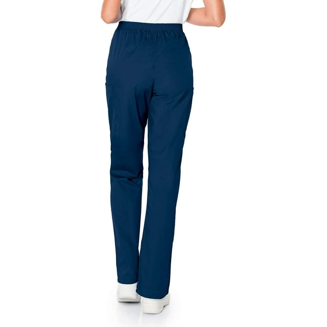 Landau Pantalon de Sarrau à 3 Poches pour Femmes Scrub Zone, Coupe Classique Décontractée, Jambe Droite