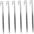 thumbnail image 4 of KAKOWELY Heavy Duty Camping Stakes 6Pcs for Reliable Hold of Tents and Slides in Outdoor Settings, 4 of 8