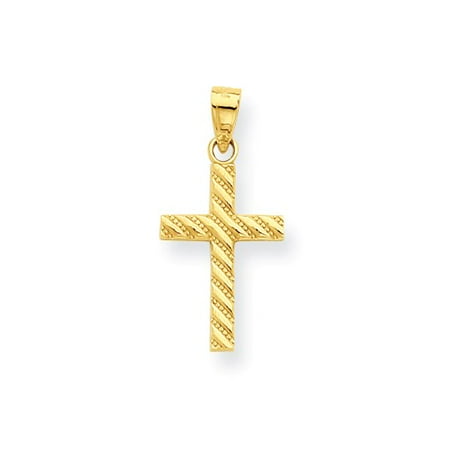 10k Yellow Gold Cross Pendant