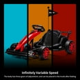thumbnail image 2 of Gigicloud Go Kart Eléctrico para Niños 6+ con Batería 24V, Motores Duales 200W, Asiento Ajustable, Función de Deriva Automática y Cinturón de Seguridad, 2 of 7