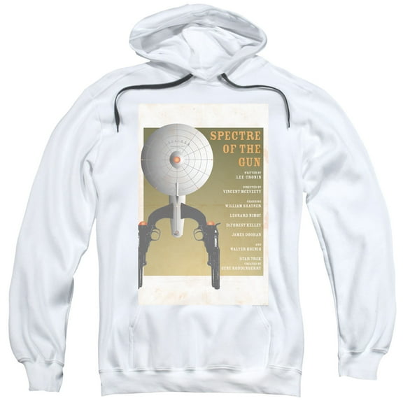 Star Trek Tos Episode 61 Adult Pullover Hoodie Sweatshirt White