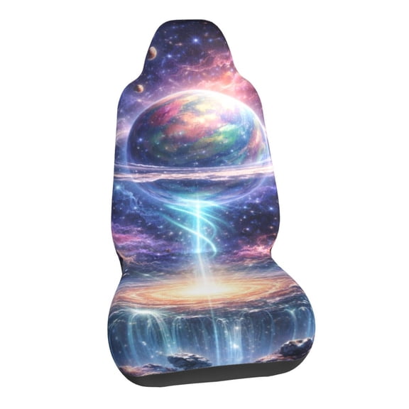 Galaxy Space Universe Car Seat Covers Stretch Car Seat Protectors Universal Fit