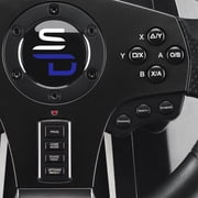 Superdrive - GS850-X Steering wheel for Racing Games with manual shifter, 3 pedals, and paddle shifters for Xbox Serie X/S, PS4, Xbox One