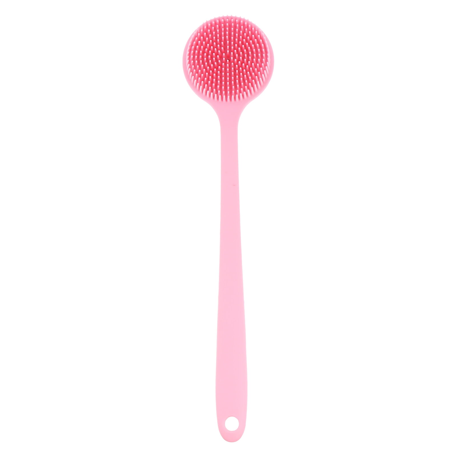 Silicone Body Scrubber Long Handle Shower Back Scrubber Silicone Body Brush