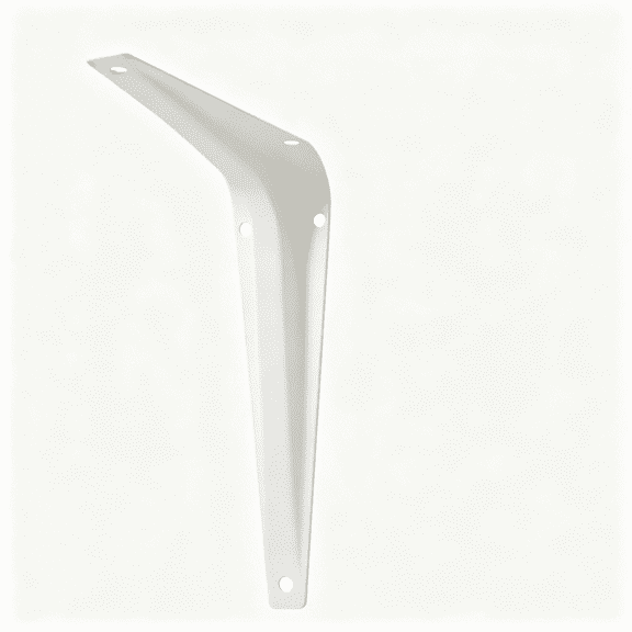 ACDANC 8 Inch X 10 Inch Shelf Bracket Adjustable Shelf Brackets Floating Shelf Brackets White