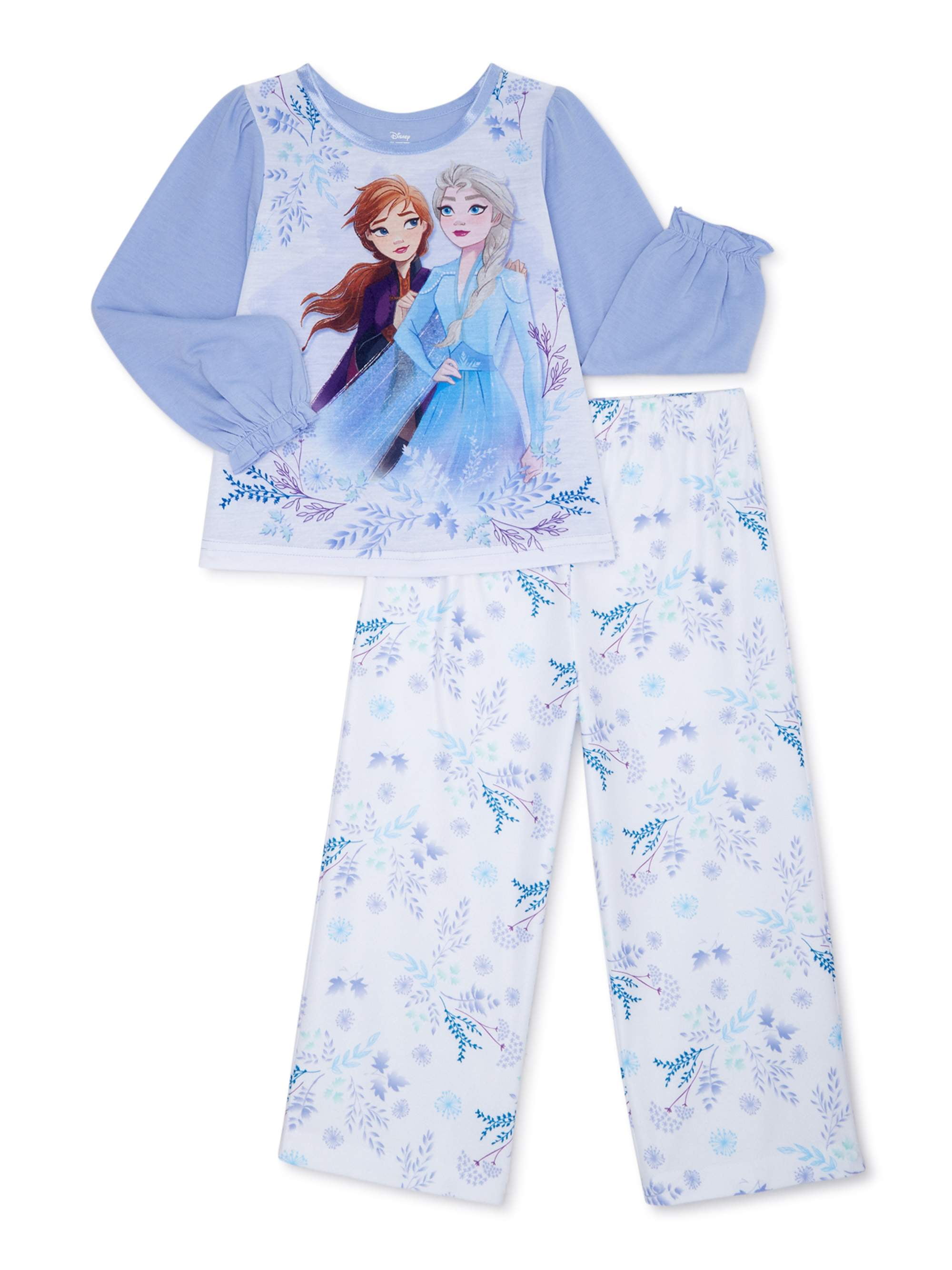 Frozen 2 Frozen 2 Toddler Girls Long Sleeve Microfleece Pajamas, 2pc