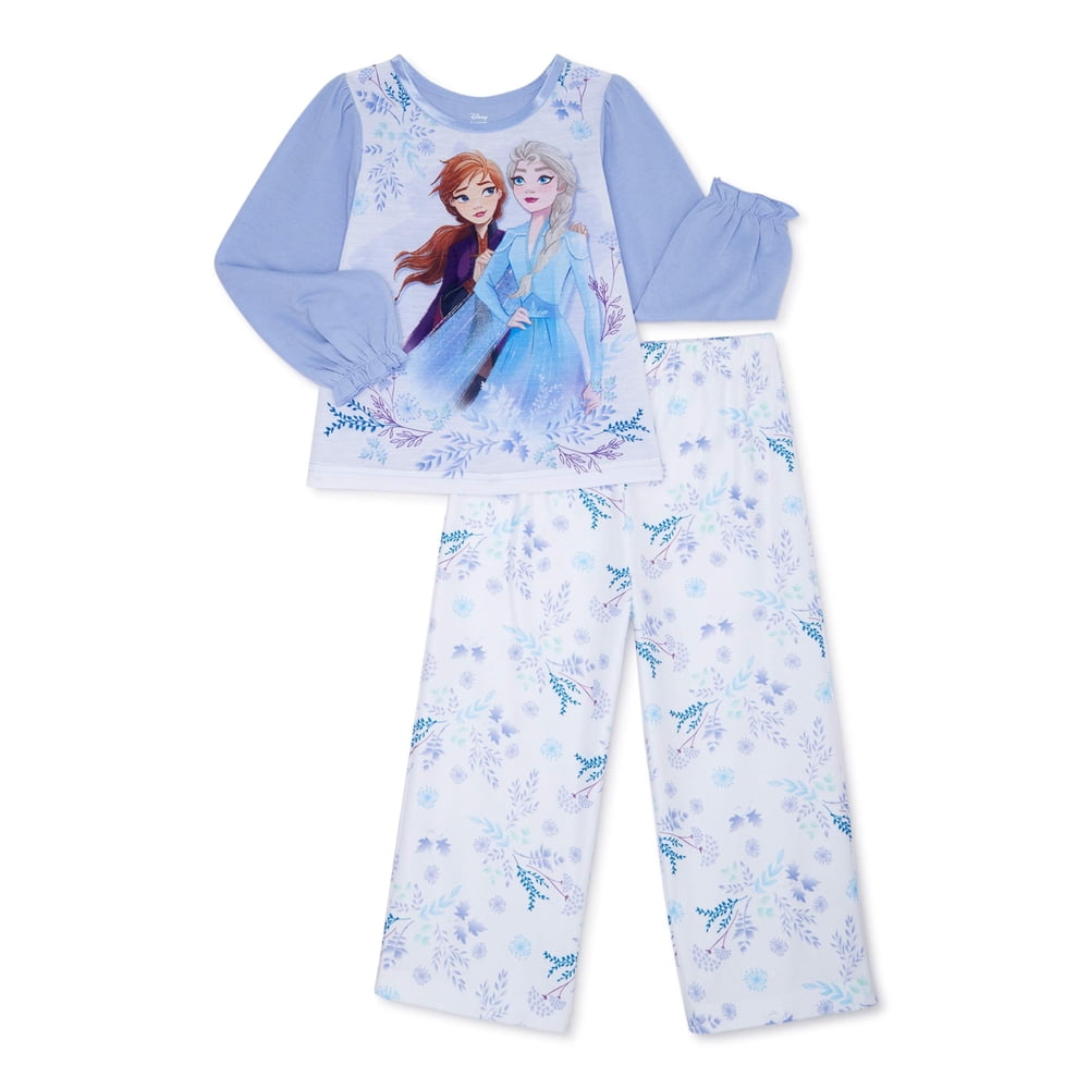 Frozen 2 Frozen 2 Toddler Girls Long Sleeve Microfleece Pajamas, 2pc