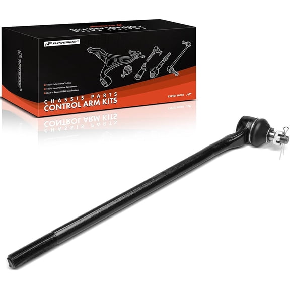 A-Premium Front Inner Left Tie Rod End, Compatible with Ford F-100 F100 1980-1983, F-250 HD 1997, F-350 F350 1980-1997, F-150 F150 F-250 F250 Bronco 1980-1996