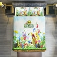 thumbnail image 6 of Pikmin 3 Piece Comforter Bedding 1 Set Super Soft Quilt Cover with 2 Pillowcases Funny Merch Movie Fans Gifts for Girls Boys Kids Adults 90"×90", 6 of 7