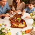 thumbnail image 3 of Hoosue Highland Cow Wooden Charcuterie Board,Rustic Farmhouse Serving Tray Handcrafted from Solid Wood with Compartments for Cheese, Meat, Fruits, Crackers and Snacks B, 3 of 5