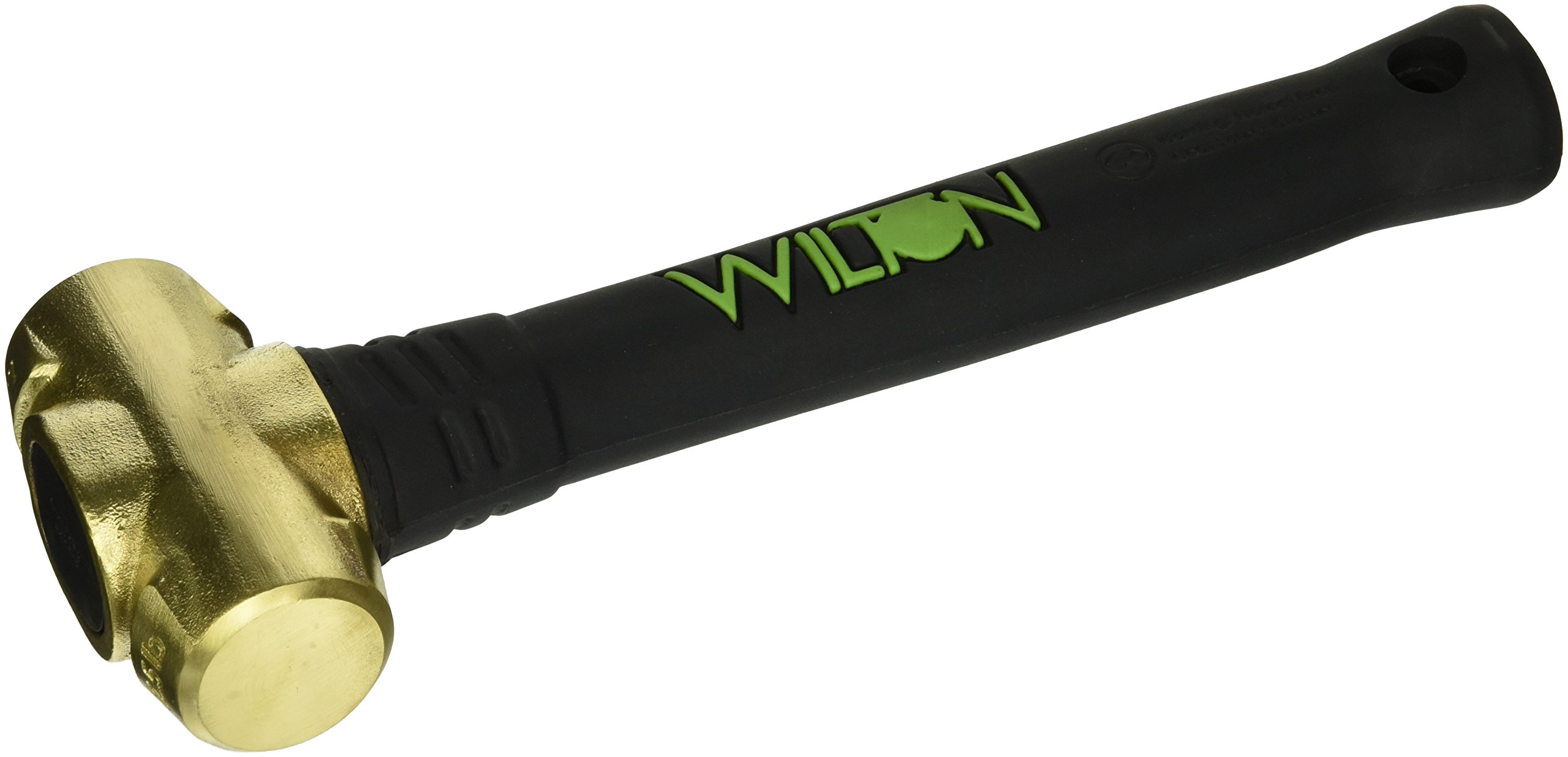 Wilton Tools 90212 Heavy Duty 2.5 Pound Head B.A.S.H. Brass Sledge Hammer Tool