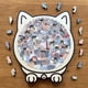 thumbnail image 2 of 135-Piece Morandi-Colored Cat Shaped Wooden Jigsaw Puzzle, Bonitas Rompecabezas de Madera en Forma de Gato, Animales Rompecabezas para Adultos y Niños, Regalos, 2 of 3