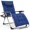 Blue, variant on Modern Ergonomic Zero Gravity Recliner - Foldable Metal Frame Outdoor Chair with Cup Holders, Tray, Removable Cushion, for Decks, Patio, Camping, Indoor-Outdoor Use