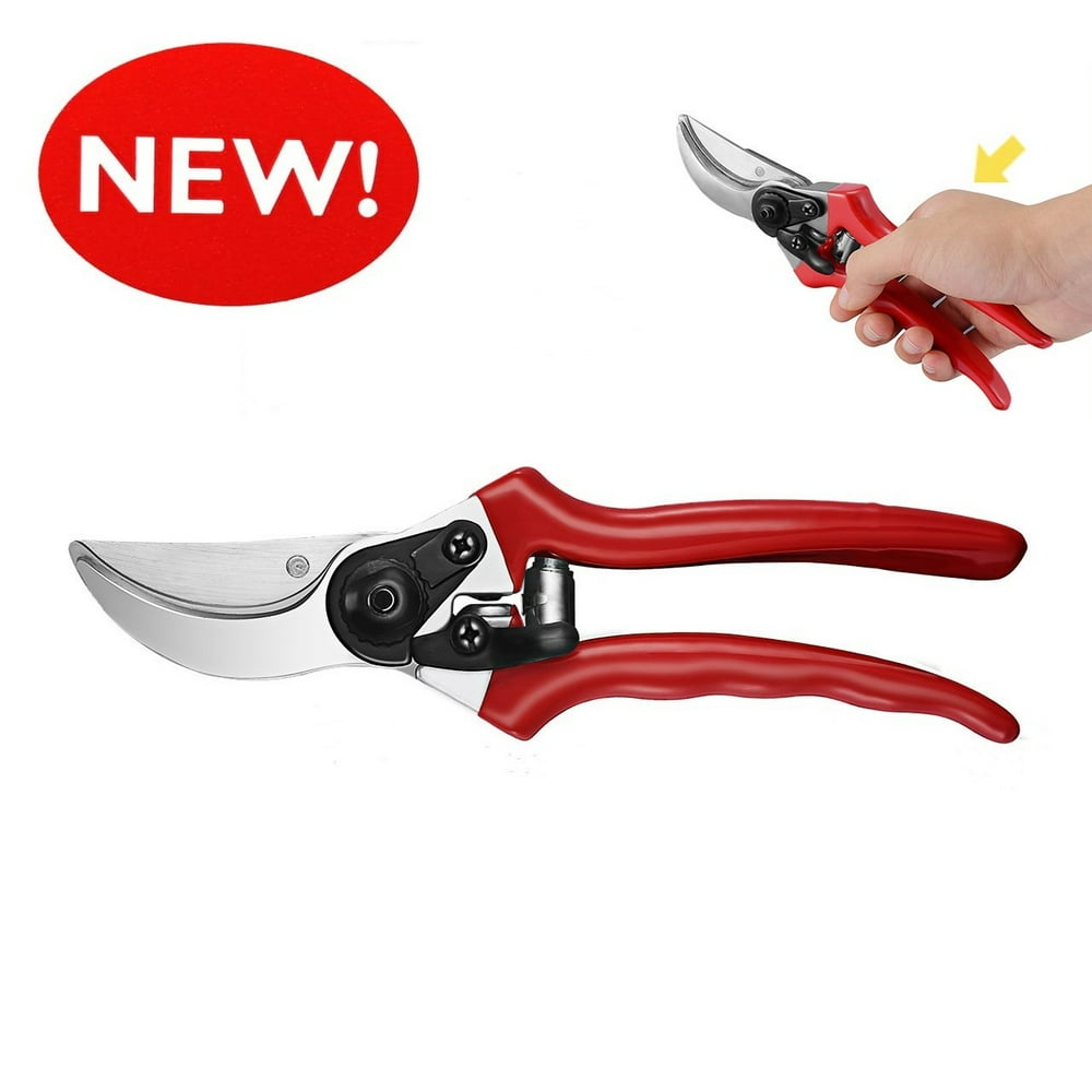 Professional Sharp Bypass Pruning Shears, Tree Trimmers Gardening