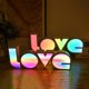 thumbnail image 3 of Amor Luz Novedad Led Alfabeto Marquee Sign Batería Y Usb Power Table Lámparas De Noche Para Interior Hogar Niños Dormitorio Guardería Kearding HA046282-02, 3 of 6