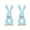 Blue, variant on CuiLiyq 2 Pcs Easter Bunny Table Decorations, Wooden Rabbit Spring Tiered Tray Decorations, Farmhouse Rustic Table Centerpiece for Easter Home Spring Party Tabletop Decor (Blue)