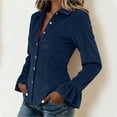 thumbnail image 5 of Njagoc3 Women Business Casual Tops Long Sleeve Blouse Button down Work Shirts Dressy Tops Summer Fall Fashion 2026, 5 of 6