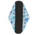 thumbnail image 4 of Lot de 5 serviettes hygiéniques lavables et réutilisables en charbon de bambou pour femmes, élégantes et tendance, G66, 4 of 4