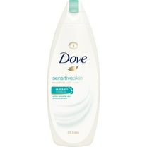 Dove Sensitive Skin Nourishing Body Wash, Unscented, 22 oz (Pack of 6)