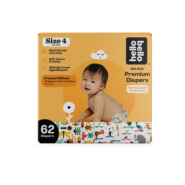 Hello Bello Diapers, Size 4, 23 Count (Select for More Options