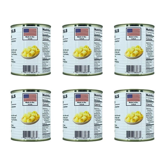 Future Essentials Powdered Butter 8 Oz Per Can Freeze Dried Food, Long Term Storage Food, Best For Camping and Hiking, Emergency Storage Food  #2.5 Size Cans- 06 Cans