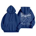 thumbnail image 4 of Fshinging Women's Fashion Hoodies & Sweatshirts Letter Shark Print Long Sleeve Drawstring With Pockets Solid Color Fall Clothes, 4 of 6