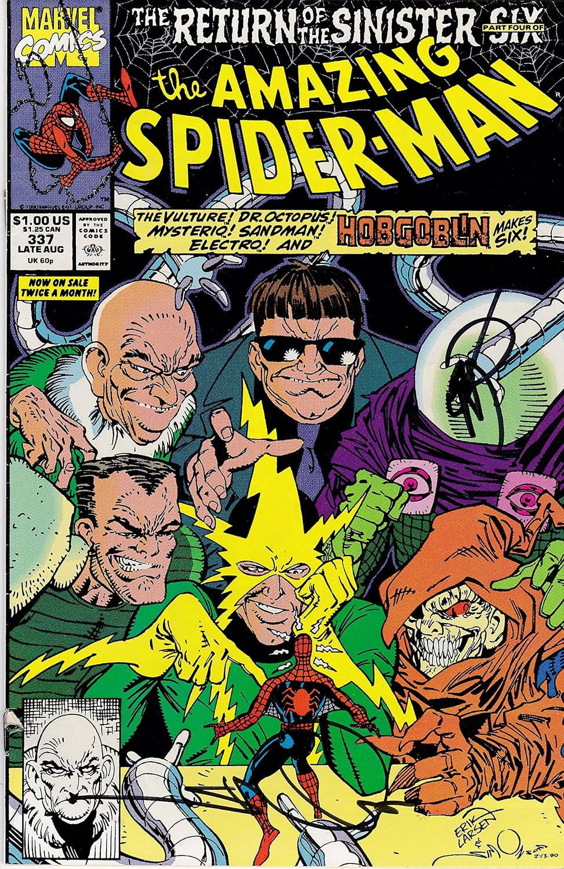 Autographed Amazing Spider-Man #337 Signed 2x by Erik Larsen Walt Simonson