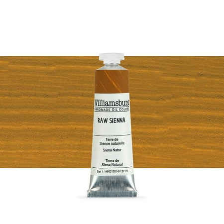 UPC: 0877463001024 | Williamsburg Handmade Oil Paint 37 ml Raw Sienna