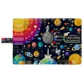 thumbnail image 4 of PKQWTM Galaxy Horizons Universe Planets Skyrocket Astronaut Solar Book Cover Book Protector Book Sleeve Book Pouch Book Bag 6x9 inch, 4 of 4