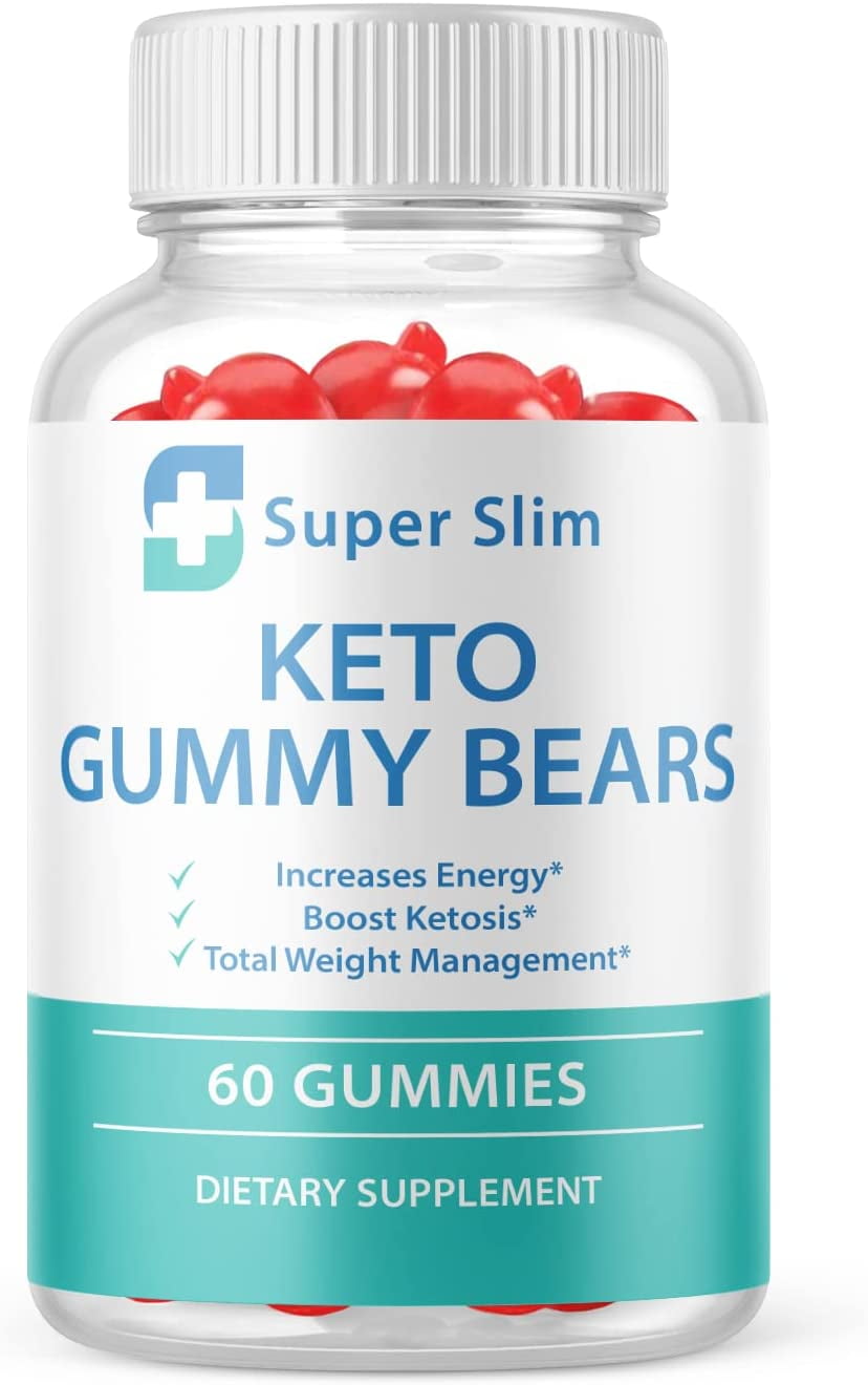 (1 Pack) Super Slim Keto Gummy Bears Supplement for Weight Loss