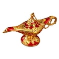 thumbnail image 3 of Adorno de lámpara de genio, accesorio de disfraz retro, estatua de mesa europea para sala de estar Rojo, 3 of 7