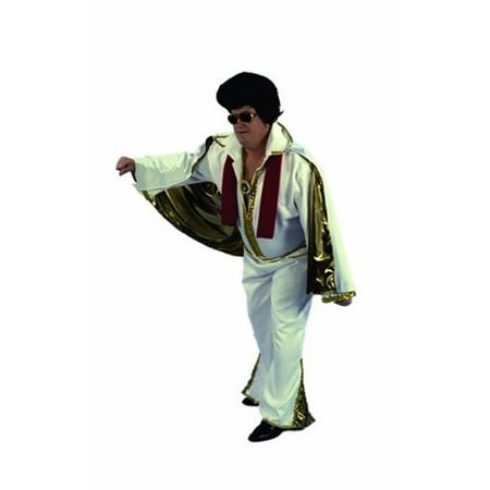Alexander Costume 17-121-W Rock And Roll King Plus Size Costume, White