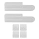 thumbnail image 2 of Soporte De Toalla De Mano Auto Adhesivo, Barra De Toalla Acrílica En Forma De U Para Con Adhesivo De Montaje, Estante Para Toallas Que Guardan Espacio Para Cocina, 2 of 7
