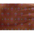 thumbnail image 4 of oneOone Georgette Viscose Fabric Small Motif Ikat Printed Craft Fabric BTY 42 Inch Wide, 4 of 4