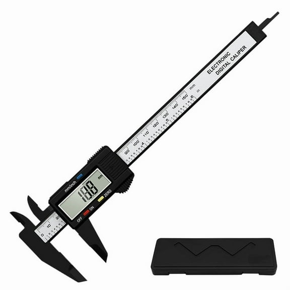 Neutral Smart Digital Vernier Caliper - Full - Plastic Carbon Fiber, Compact and Portable for Precise Measurements
