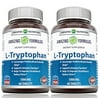 Amazing Formulas L-Tryptophan - 1000 Mg, Tablets - Non-GMO - Encourages Positive Mood & Restful Sleep - Supports Immune Function - Helps to Improve Circulation & Reduce Stress* (60 Count (Pack of 2))