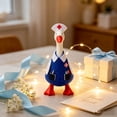 thumbnail image 5 of RUINIXCW 7 Inch Nurse Desk Goose Outfits Desktop Duck Outfit Decor Mini Porch Goose Outfit for Desk Goose Figurine Desk Goose Felt Clothes and Accessories Set (No Goose), 5 of 8