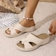 thumbnail image 4 of Karight Orthopedic ls for Women Sale Clearance Open Toe Arch Support Walking l Dressy Summer Comfortable Slip-on Shoe Cute Platform Wedge Shoes Planter Fasciitis Sliders Plus Size, 4 of 8