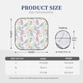 thumbnail image 7 of Lsque Cartoon Bunny 2 PCS Windshield Sun Shade | CarFoldable Window Covers | Car Accessories Reflect UV for Universal Cars SUV Truck | Large, 7 of 7