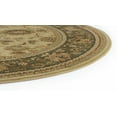 thumbnail image 5 of Sensation Transitional Ivory and Moss Green Indoor Area Rug, 6.7' x 9.6' Oval, 5 of 6
